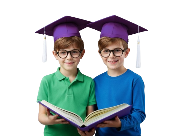 Ученики с книгами